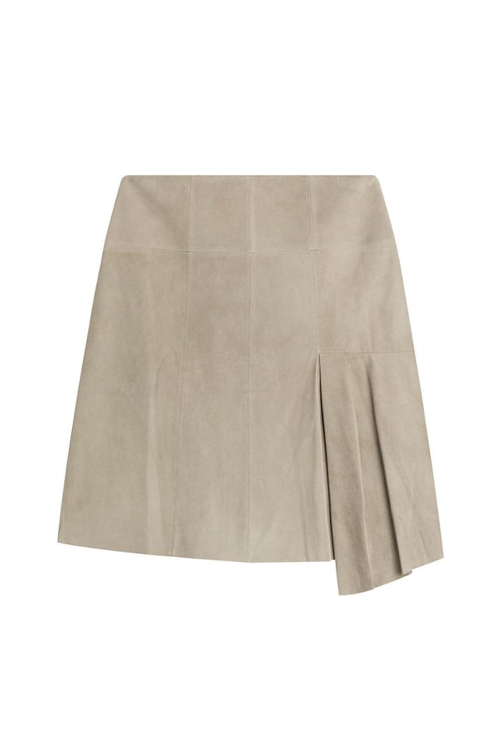 Steffen Schraut Steffen Schraut Avenida Suede Skirt - Green