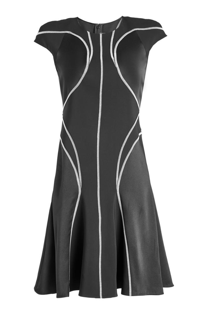 Versace Versace Satin Dress With Silk