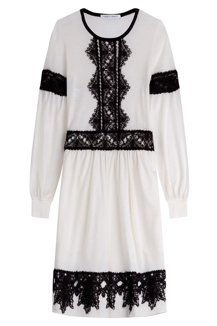 Alberta Ferretti Alberta Ferretti Virgin Wool Dress