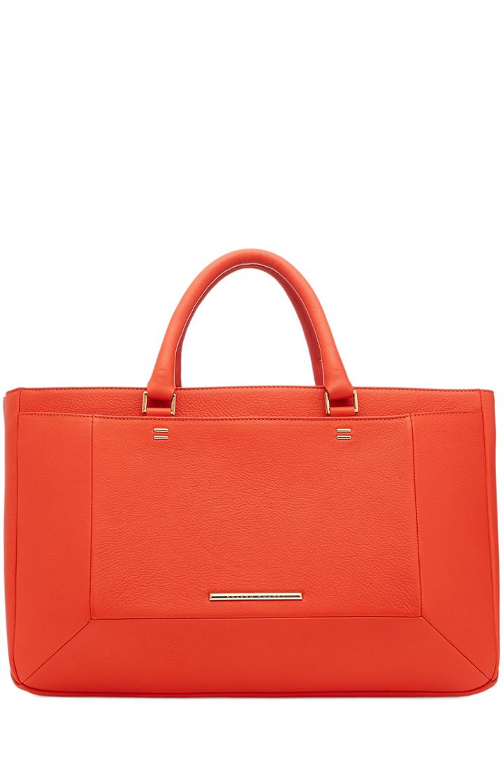 Roland Mouret Maxi Rettangolo Leather Tote
