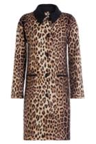 Boutique Moschino Boutique Moschino Leopard Print Wool Coat - Animal Prints