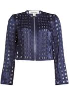 Diane Von Furstenberg Diane Von Furstenberg Jacket With Sheer Inserts