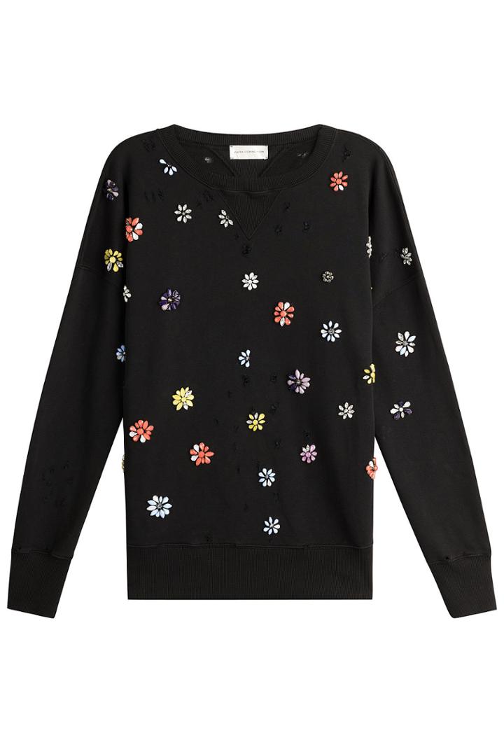Faith Connexion Faith Connexion Embellished Cotton Pullover