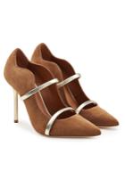 Malone Souliers Malone Souliers Velvet Pumps With Leather