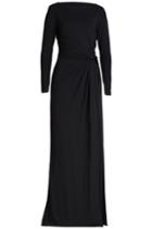 Elie Saab Elie Saab Jersey Crepe Floor-length Evening Gown - Black