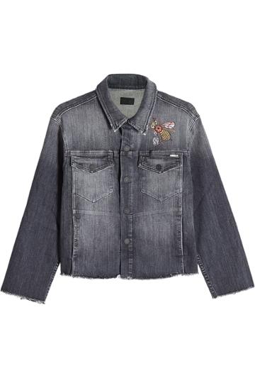 Mother Mother Embroidered Denim Jacket