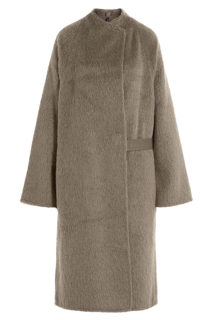Helmut Lang Helmut Lang Alpaca And Virgin Wool Coat - Multicolored