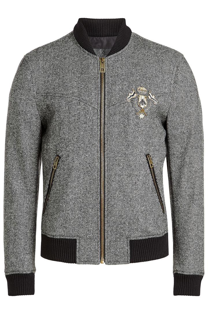 Dolce & Gabbana Dolce & Gabbana Tweed Bomber Jacket