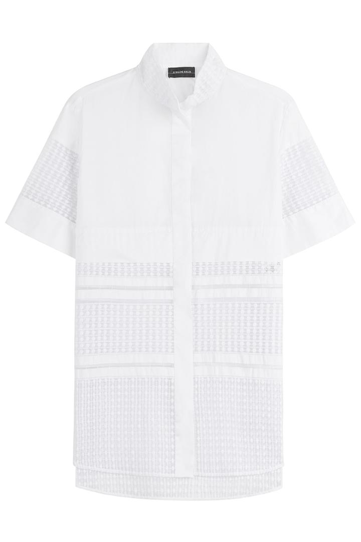 By Malene Birger By Malene Birger Elaido Cotton Blend Shirt - White