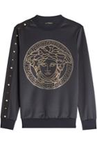 Versace Versace Embellished Satin Sweatshirt