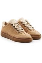 Hogan Hogan Suede Sneakers With Faux Shearling Insole