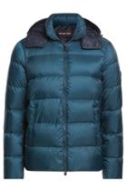 Michael Kors Collection Michael Kors Collection Quilted Down Jacket With Hood - Blue