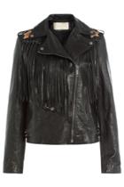 Valentino Valentino Volcano Leather Jacket - Black