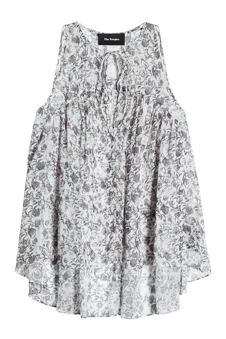 The Kooples The Kooples Printed Sleeveless Top