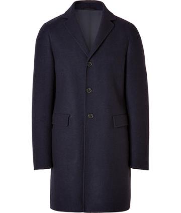 Jil Sander Wool Coat In Abyss