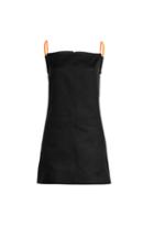 Courreges Cotton Dress With Plastic Straps