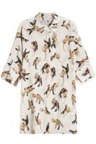 Agnona Agnona Printed Silk Tunic Blouse