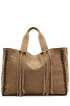 Closed Closed Suede Shopper Tote - Brown