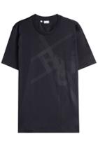 Brioni Brioni Printed Cotton T-shirt - Black