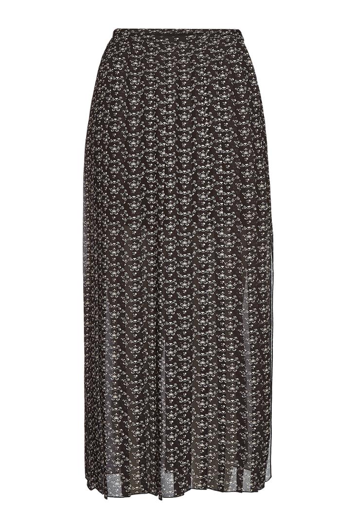 See By Chloé See By Chloé Printed Pleated Skirt With Slits