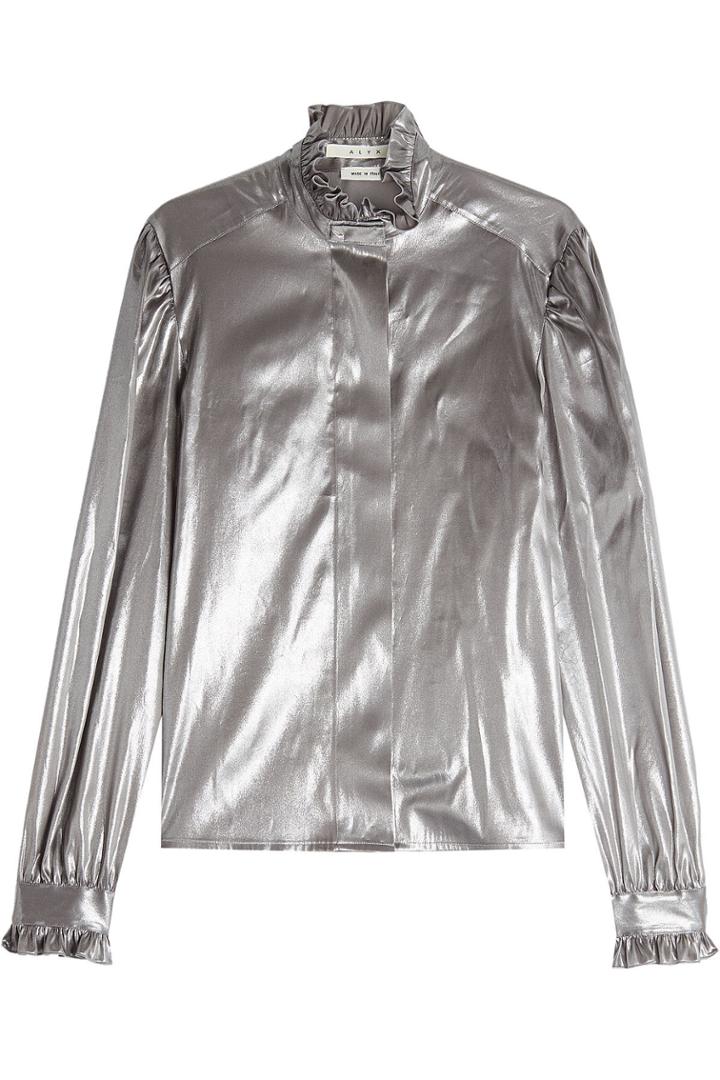 Alyx Studio Alyx Studio Metallic Silk Blouse