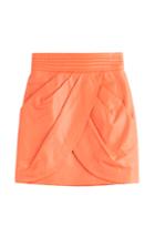 Balmain Leather Skirt
