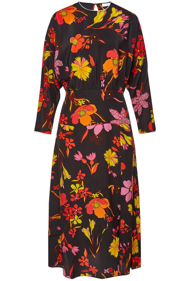 Rixo London Rixo London Lisa Printed Silk Midi Dress