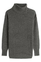 81 Hours 81 Hours Merino Wool Turtleneck Pullover With Cashmere - None