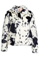 Shrimps Shrimps Printed Faux Fur Jacket