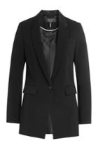 Rag & Bone Rag & Bone Blazer With Tonal Trim - Black