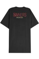Balenciaga Balenciaga Sinners Printed Cotton T-shirt