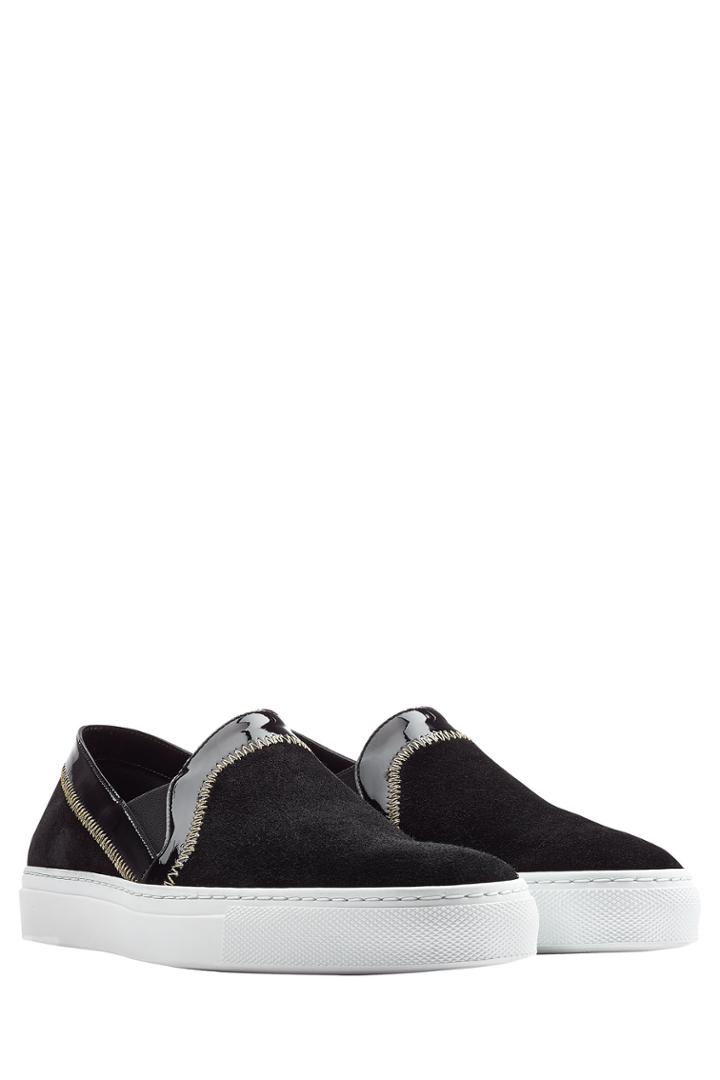 Rupert Sanderson Rupert Sanderson Suede Slip-on Sneakers - Black