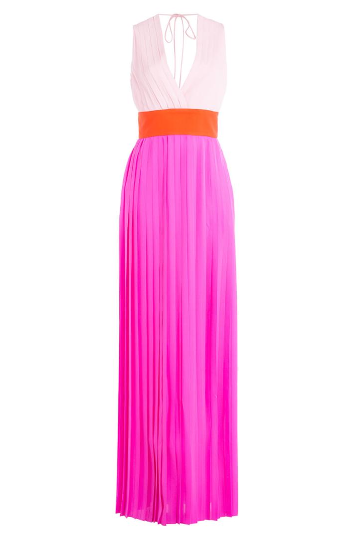 Emilio Pucci Emilio Pucci Silk Georgette Floor Length Gown - Pink