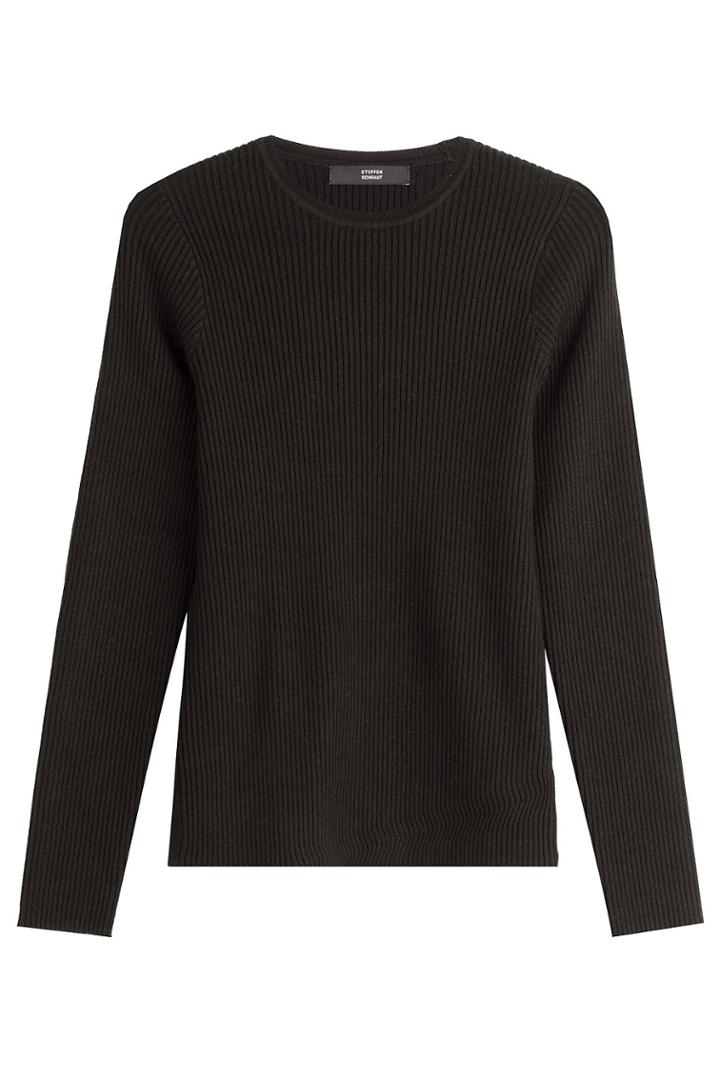 Steffen Schraut Steffen Schraut Ribbed Wool Pullover - Black