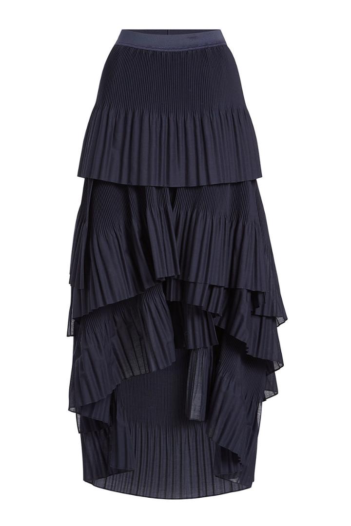 Brunello Cucinelli Brunello Cucinelli Pleated Skirt With High-low Hem