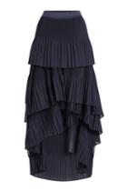 Brunello Cucinelli Brunello Cucinelli Pleated Skirt With High-low Hem