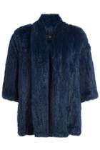 Steffen Schraut Steffen Schraut Rabbit Fur Jacket - Blue