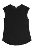 James Perse James Perse Sleeveless Crewneck T-shirt - Black
