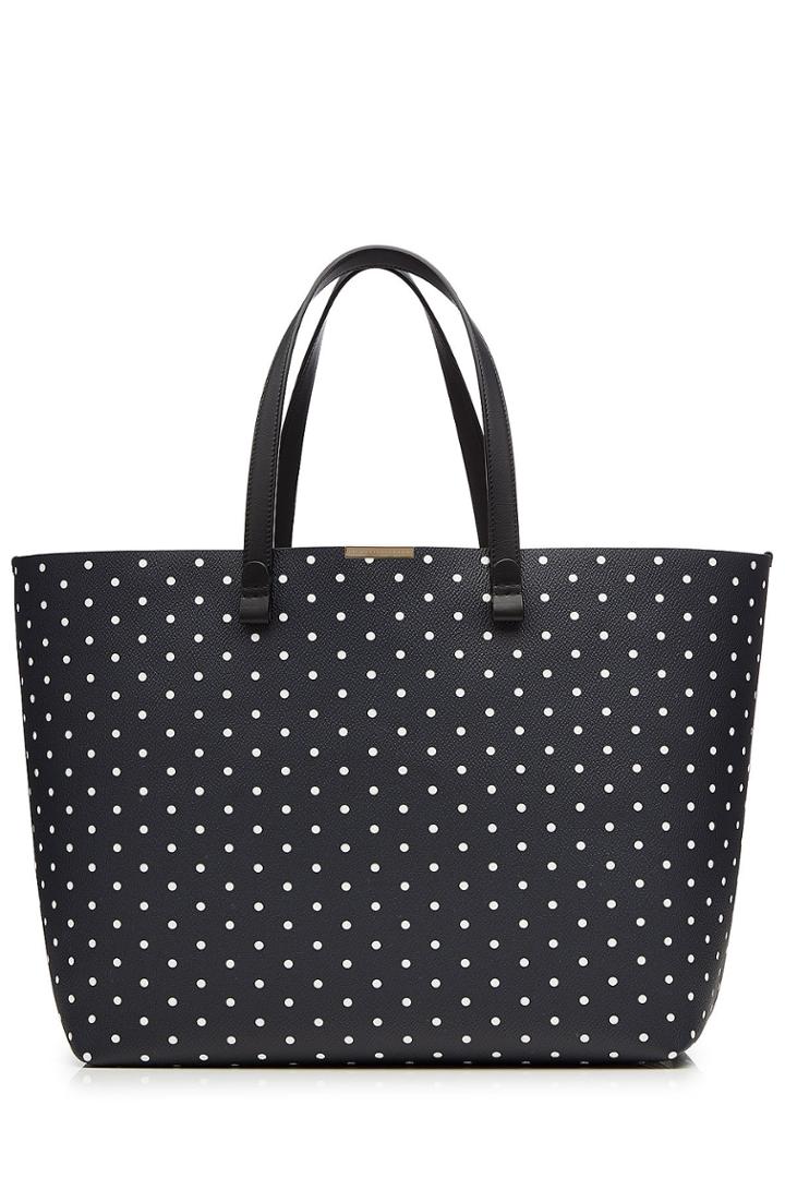 Victoria Beckham Victoria Beckham Printed Tote - Polka Dots