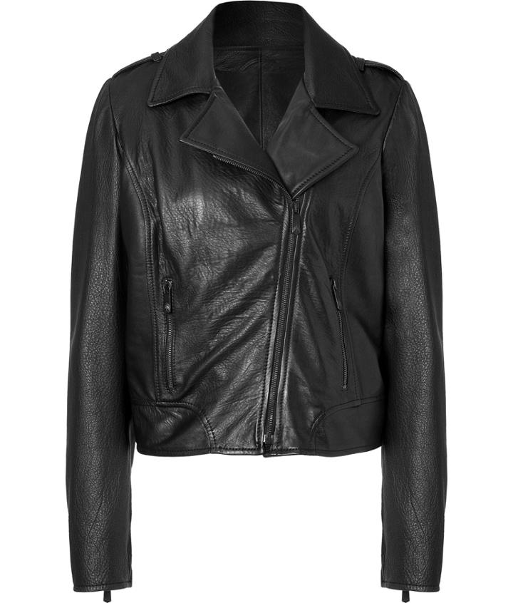 Faith Connexion Black Leather Jacket