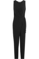 Diane Von Furstenberg Diane Von Furstenberg Wrap Front Jumpsuit - Black