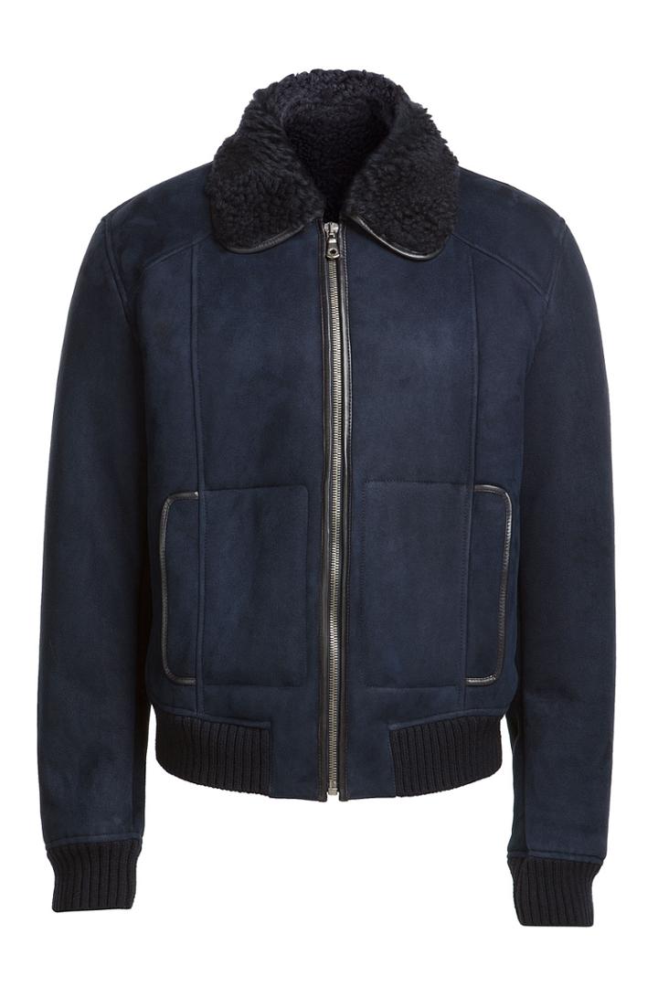 Dolce & Gabbana Dolce & Gabbana Sheepskin Jacket - Blue