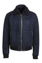 Dolce & Gabbana Dolce & Gabbana Sheepskin Jacket - Blue