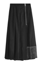 Marc Jacobs Marc Jacobs Pleated Wool Midi Skirt
