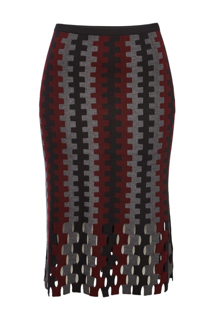 Diane Von Furstenberg Diane Von Furstenberg Merino Wool Midi Skirt