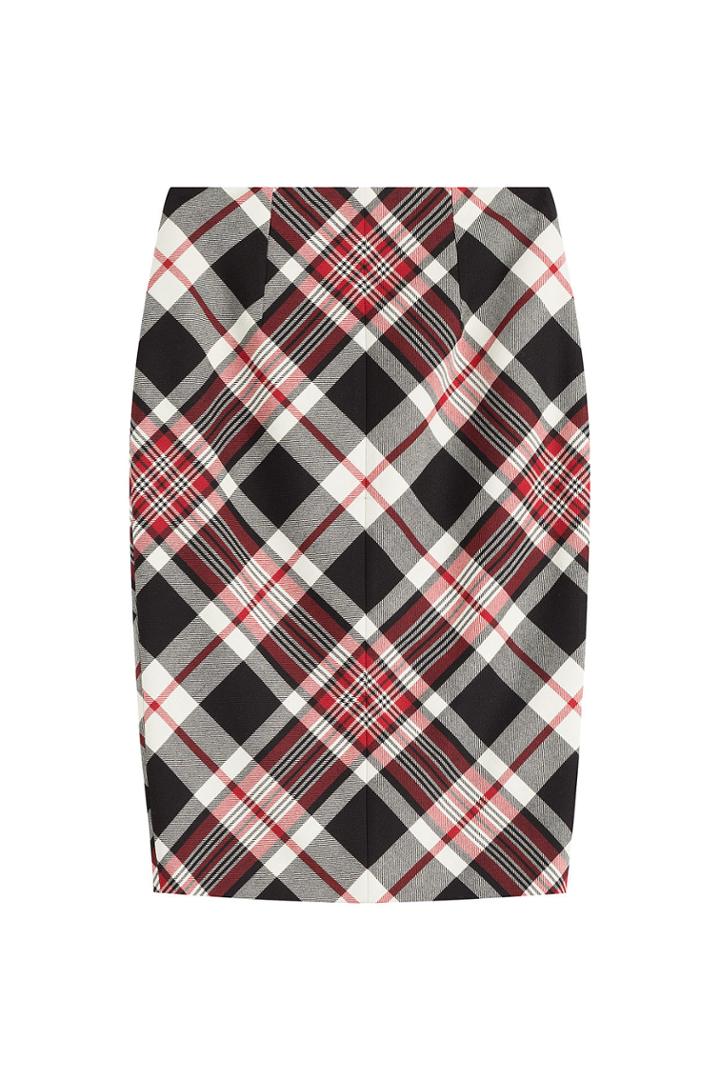 Alexander Mcqueen Alexander Mcqueen Printed Wool Skirt