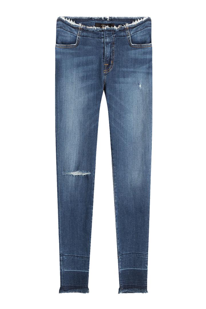 J Brand J Brand 835 Mid Rise Capri Skinny Jeans - None
