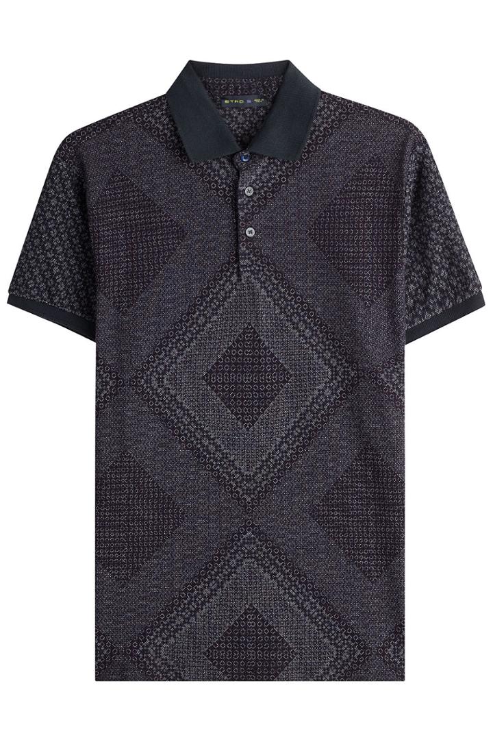 Etro Etro Printed Cotton Polo Shirt - None