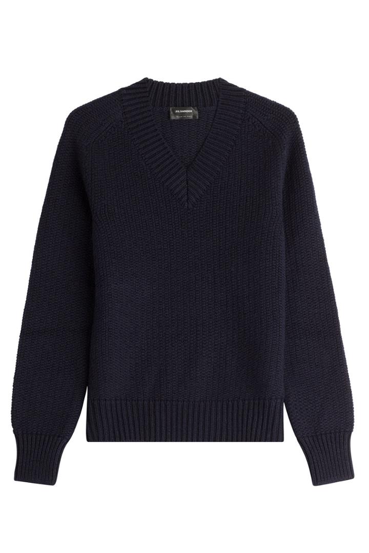Jil Sander Jil Sander Wool Pullover - Blue