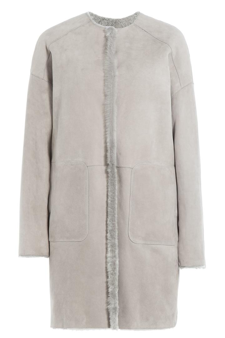 Yves Salomon Yves Salomon Reversible Sheepskin Coat - None